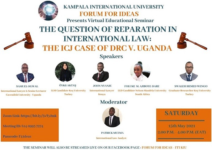 kiu-forum-for-ideas-organizes-first-ever-educational-seminar-on-reparation-in-international-law