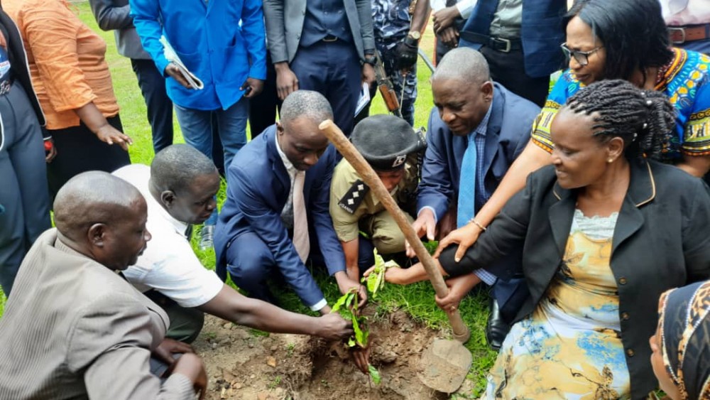 KIU Western Campus Guild Union Immortalizes Former Guild President Matovu Through Tree-Planting Memorial